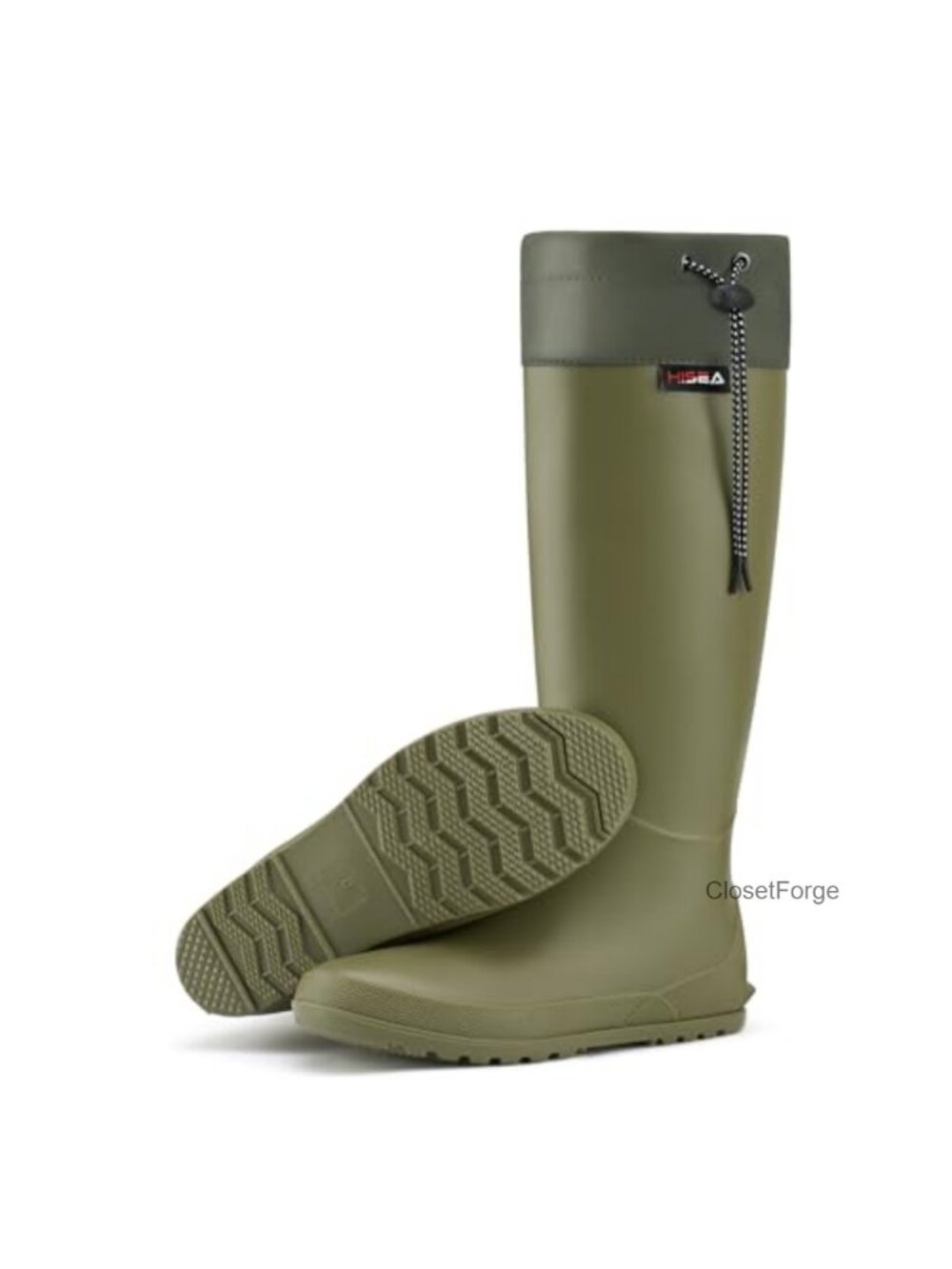 Knee High Waterproof Rain Boots PVC Lightweight Mud Shoes
